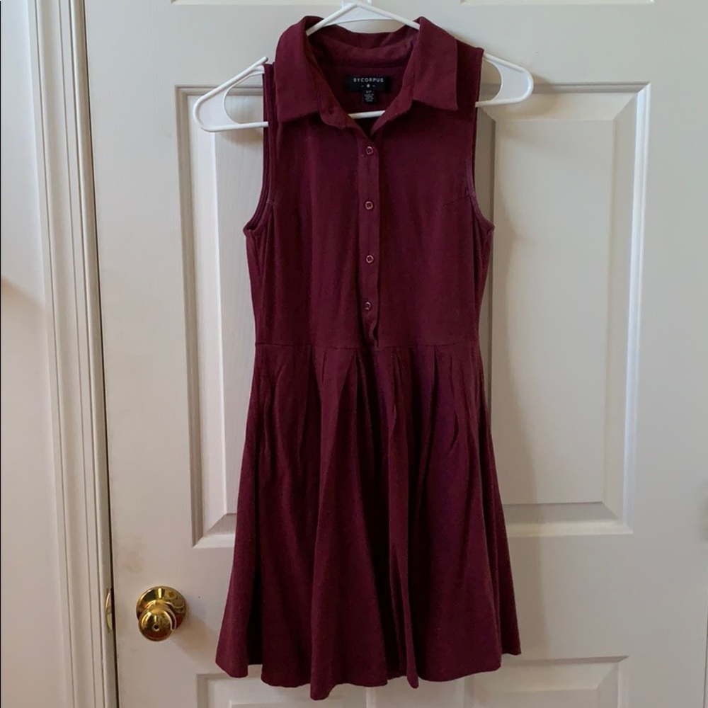 Urban Outfitters Maroon Mini Dress.